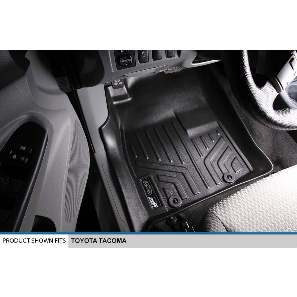 SMARTLINER Custom Fit Floor Liners For 2012-2015 Toyota Tacoma (Access Cab)