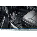 SMARTLINER Custom Fit Floor Liners For 2008 - 2022 Toyota Sequoia with 2nd Row Bench Seat