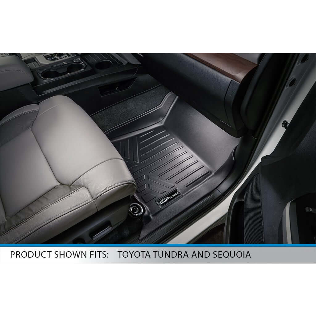 SMARTLINER Custom Fit Floor Liners For 2007 - 2021 Toyota Tundra Double Cab or CrewMax Cab