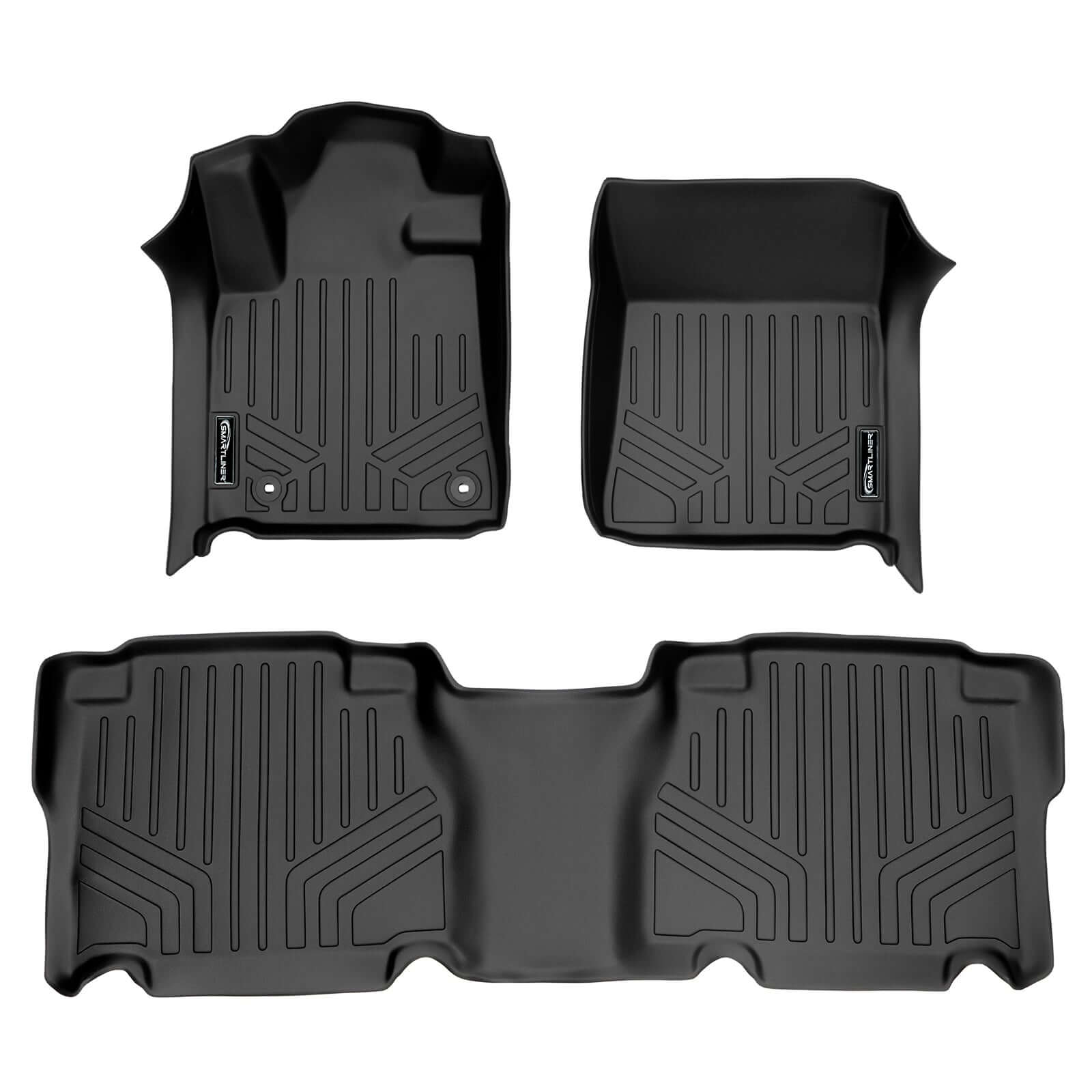 SMARTLINER Custom Fit Floor Liners For 2012-2013 Toyota Tundra CrewMax Cab