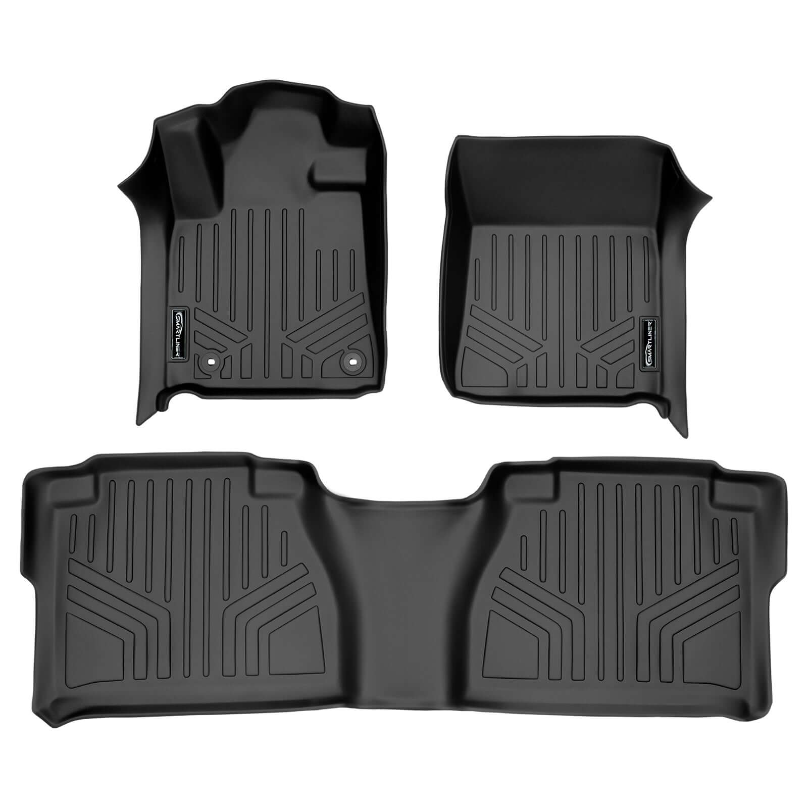 SMARTLINER Custom Fit Floor Liners For 2012-2013 Toyota Tundra Double Cab