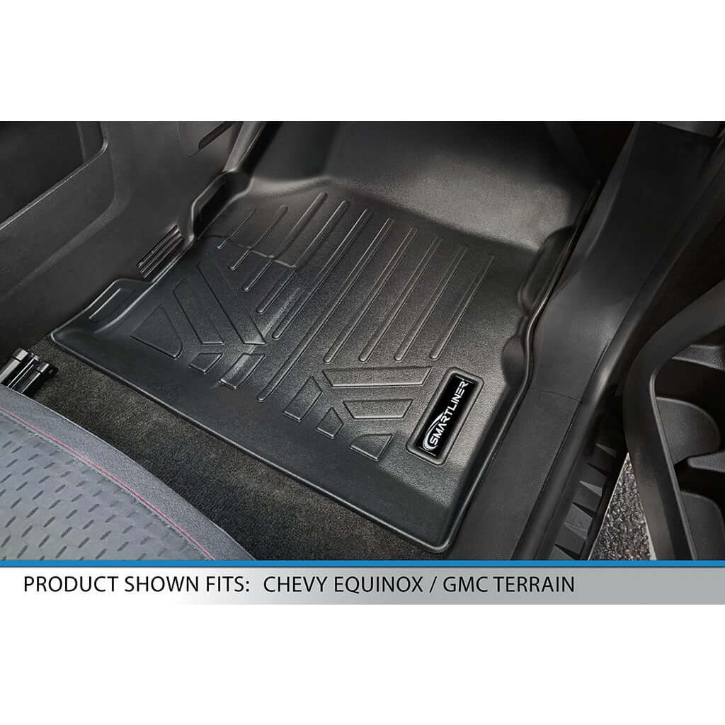 Smart Trim™ Custom Fit Floor Liners For 2011-2017 Chevy Equinox / GMC Terrain (with Dual Front Floor Posts)
