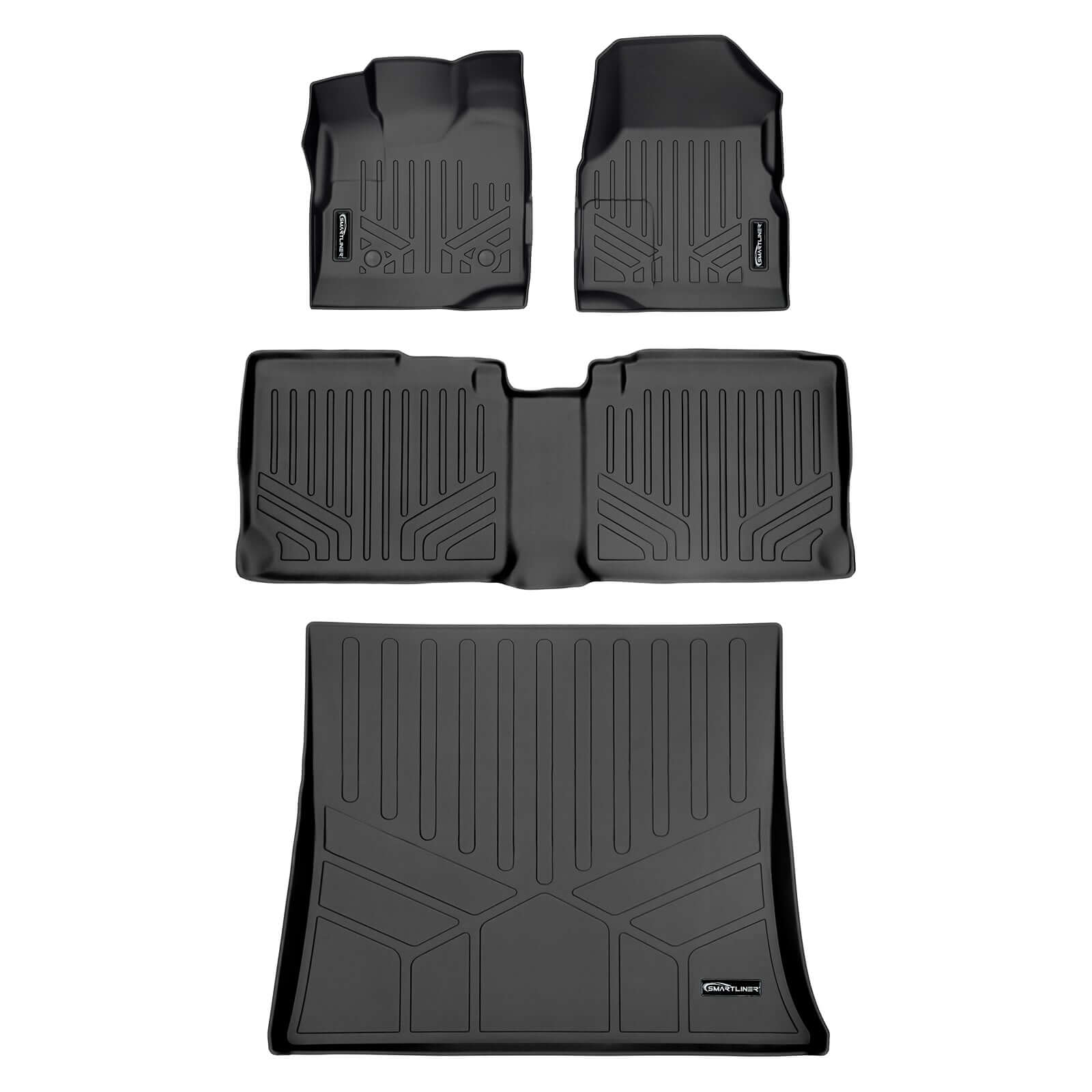 Smart Trim™ Custom Fit Floor Liners For 2011-2017 Chevy Equinox / GMC Terrain (with Dual Front Floor Posts)