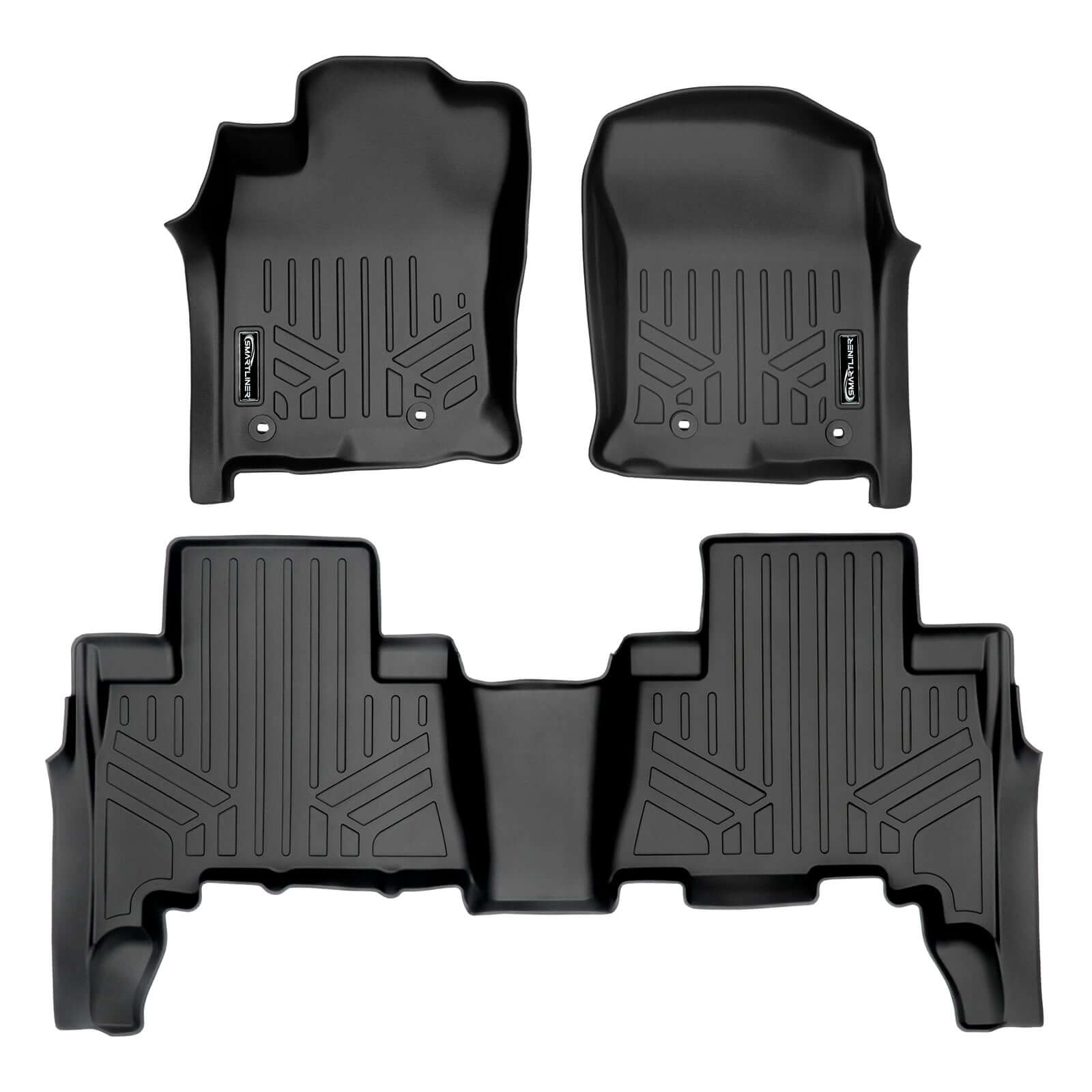 SMARTLINER Custom Fit Floor Liners For 2013-2024 Toyota 4Runner (5 Passenger without Sliding Rear Tray)