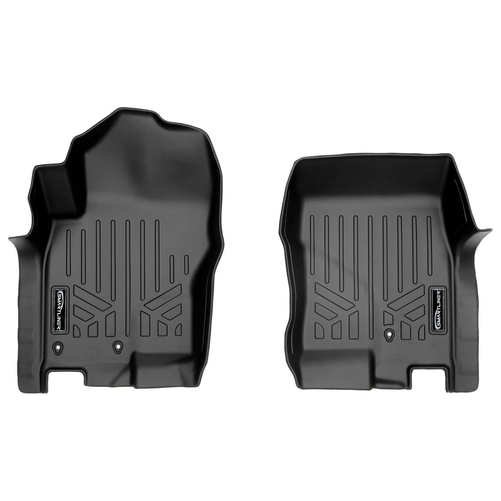SmartCoverage™ Custom Fit Floor Liners For 2008-2021 Nissan Frontier Crew Cab with Dual Drivers Side Floor Posts