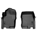 SmartCoverage™ Custom Fit Floor Liners For 2008-2021 Nissan Frontier Crew Cab with Dual Drivers Side Floor Posts