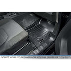 SmartCoverage™ Custom Fit Floor Liners For 2008-2021 Nissan Frontier Crew Cab with Dual Drivers Side Floor Posts