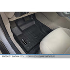 SMARTLINER Custom Fit Floor Liners For 2012-2018 Ford Focus Sedan W/O Subwoofer (No SR Models)