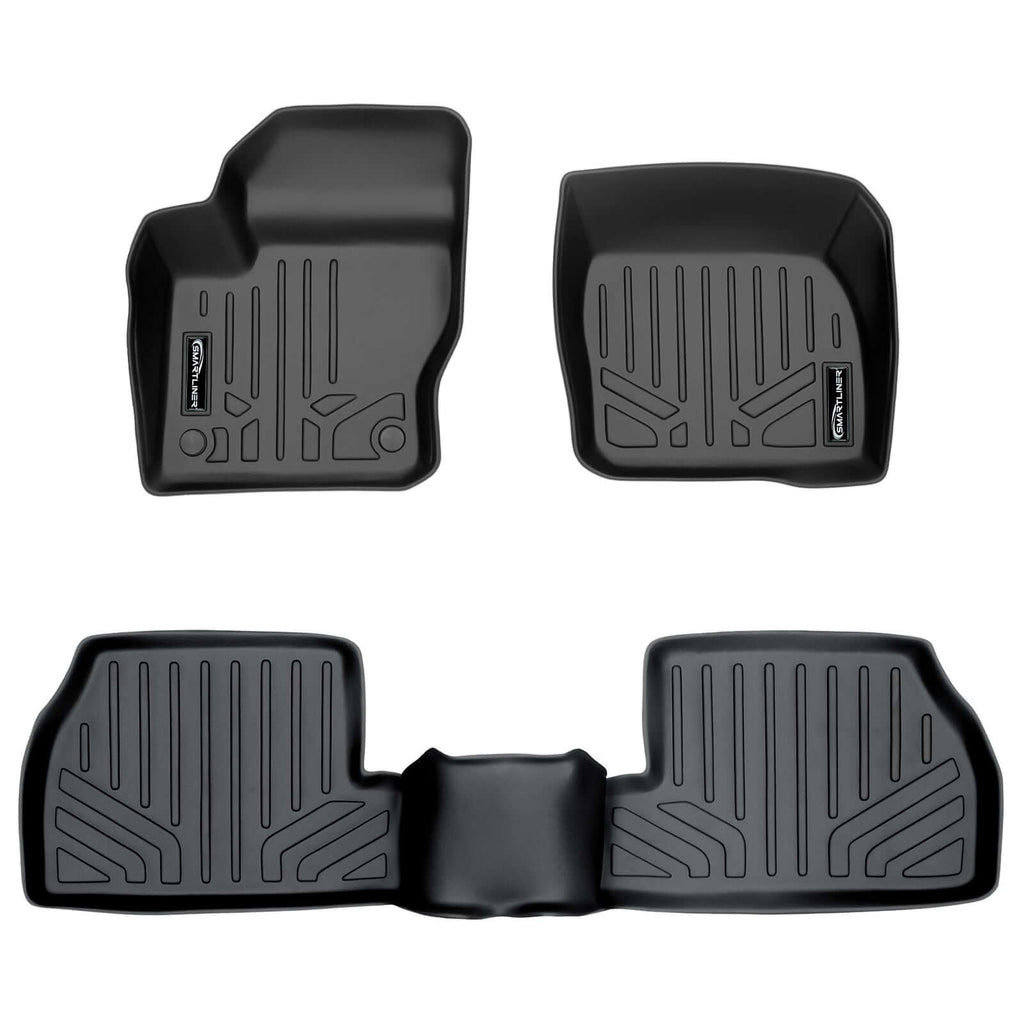 SMARTLINER Custom Fit Floor Liners For 2012-2018 Ford Focus Hatchback (No SR Models)
