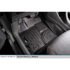 SMARTLINER Custom Fit Floor Liners For 2012-2017 Toyota Prius V