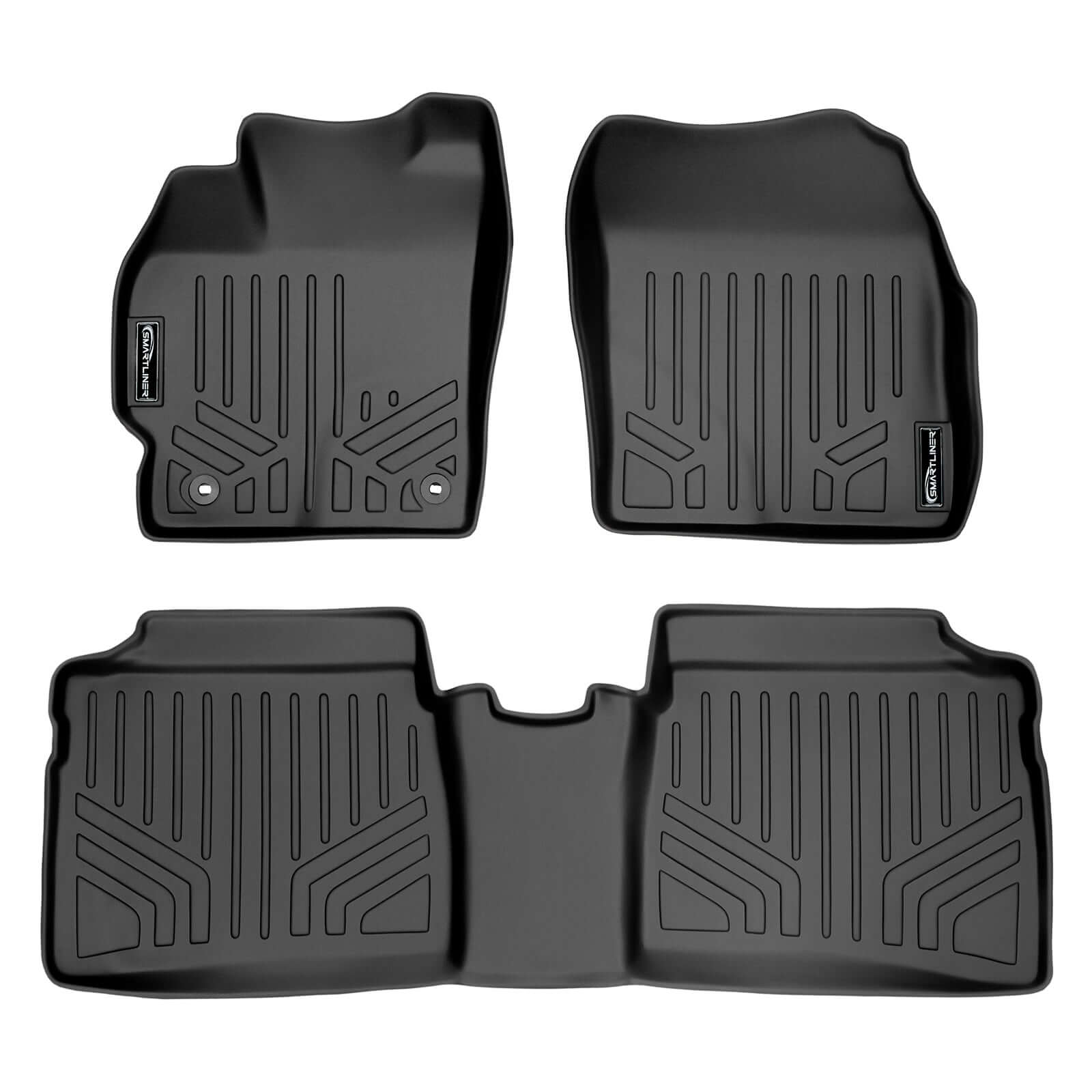 SMARTLINER Custom Fit Floor Liners For 2012-2015 Toyota Prius (No Prius V or C Models)