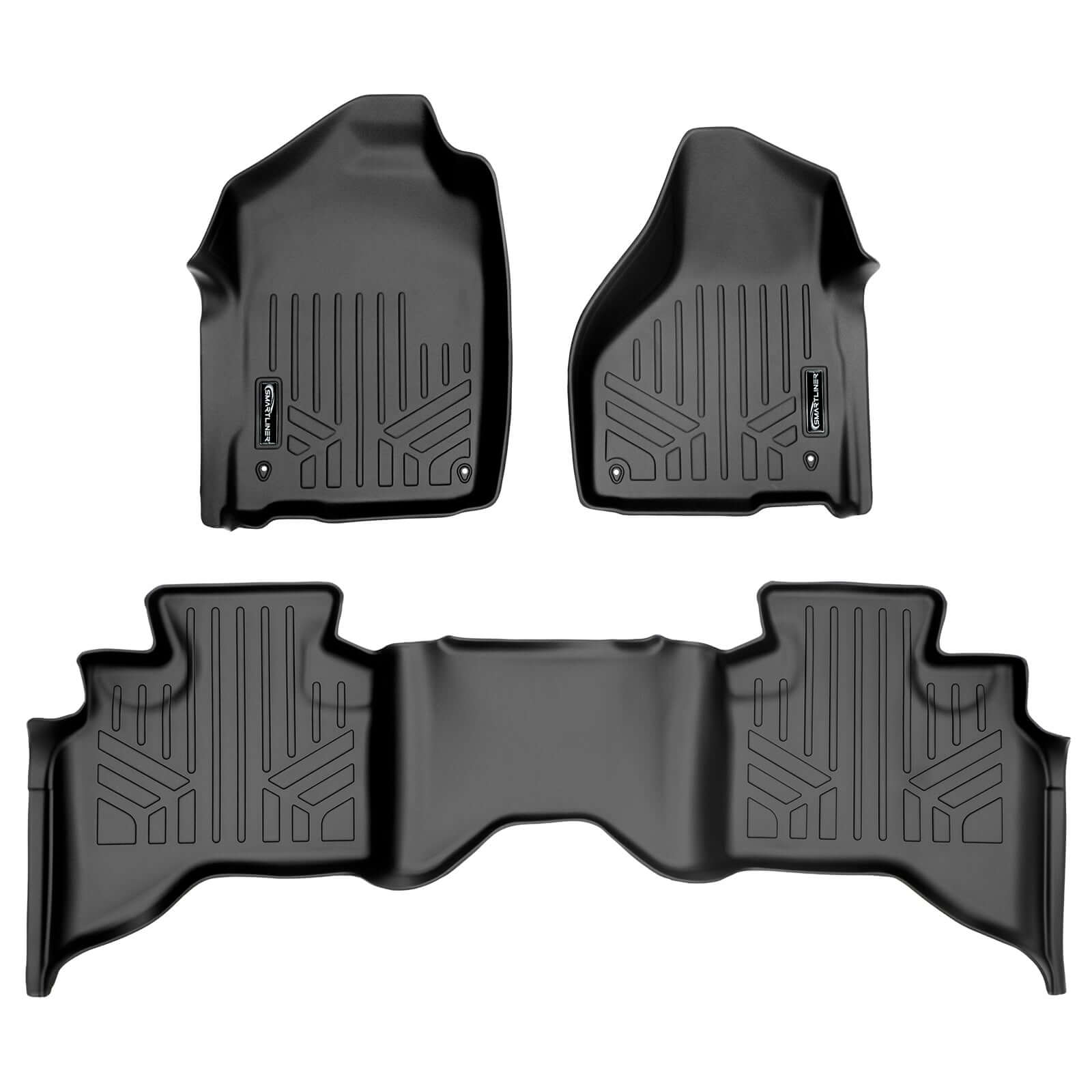 SMARTLINER Custom Fit Floor Liners For 2012-2024 RAM 1500 Quad Cab