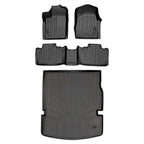 Smart Trim™ Custom Fit Floor Liners For 13-16 Durango with 1st Row Dual Floor Hooks & 2nd Row Bucket Seats