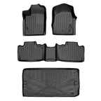 Smart Trim™ Custom Fit Floor Liners For 2013-16 Durango with 1st Row Dual Floor Hooks & 2nd Row Bench Seat