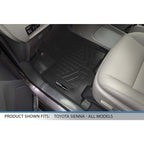 Smart Trim™ Custom Fit Floor Liners For 2013 2020 Toyota Sienna 7 Passenger Model
