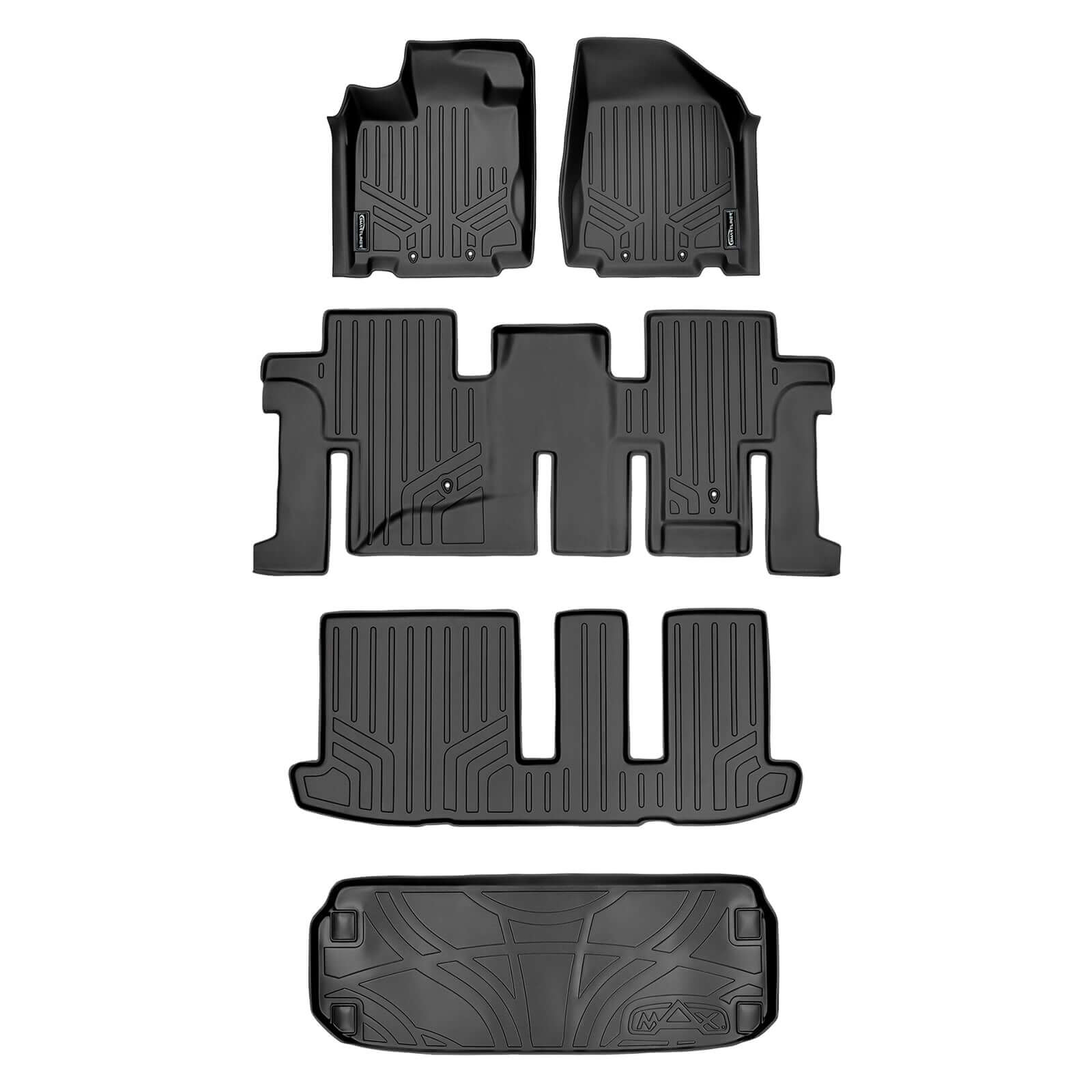 SMARTLINER Custom Fit Floor Liners For 2013-2020 Nissan Pathfinder / 2013 Infiniti JX35