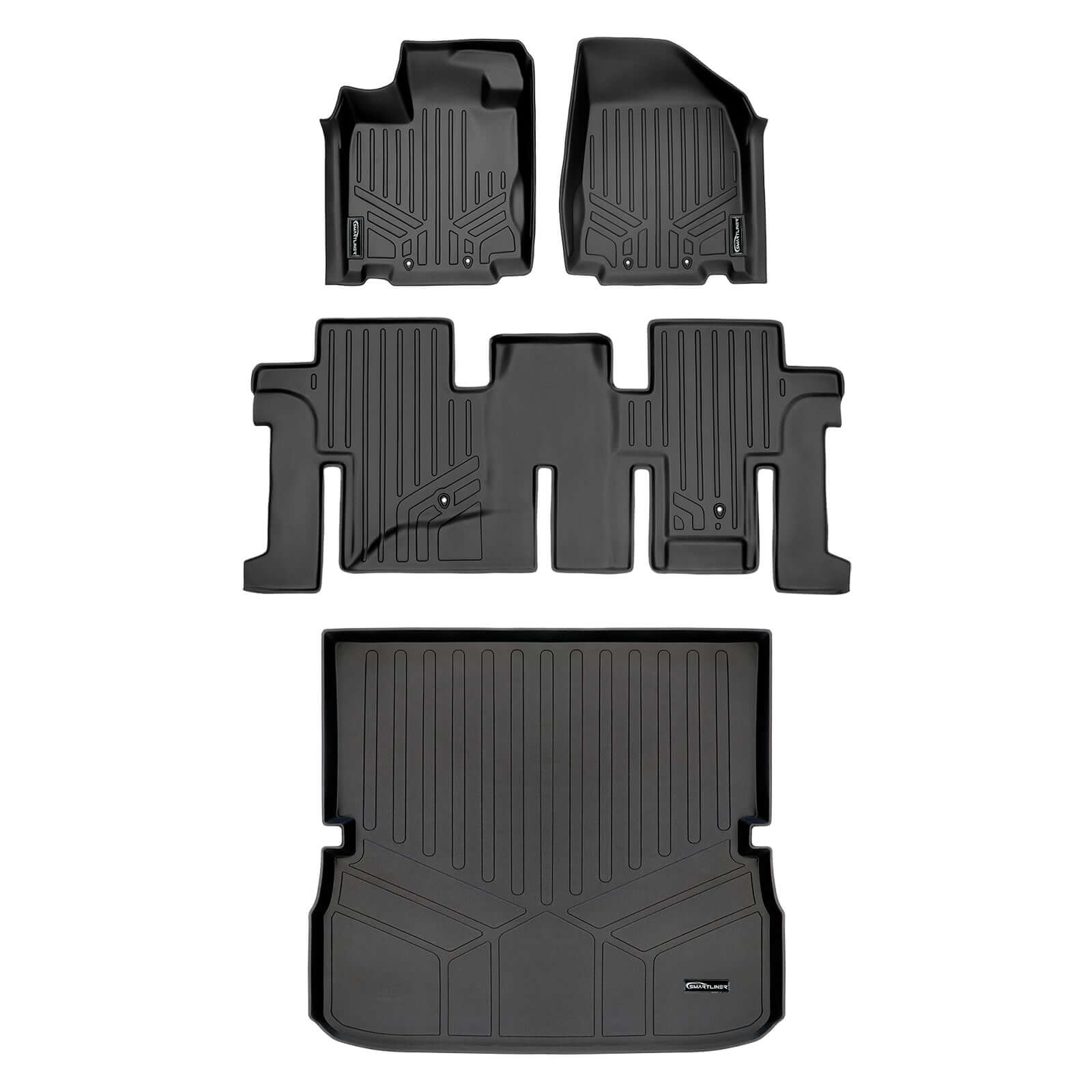 SMARTLINER Custom Fit Floor Liners For 2013-2020 Nissan Pathfinder / 2013 Infiniti JX35