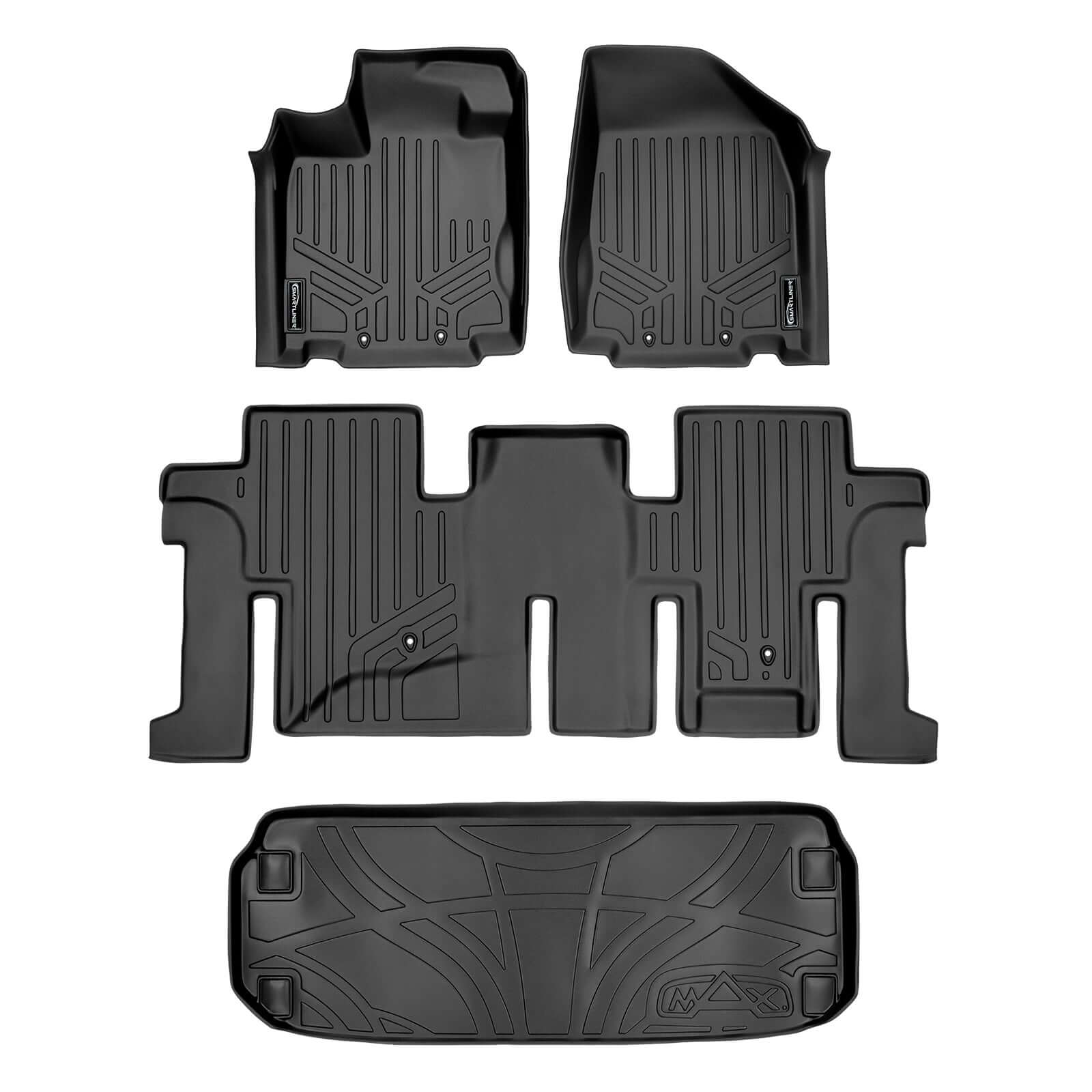 SMARTLINER Custom Fit Floor Liners For 2013-2020 Nissan Pathfinder / 2013 Infiniti JX35