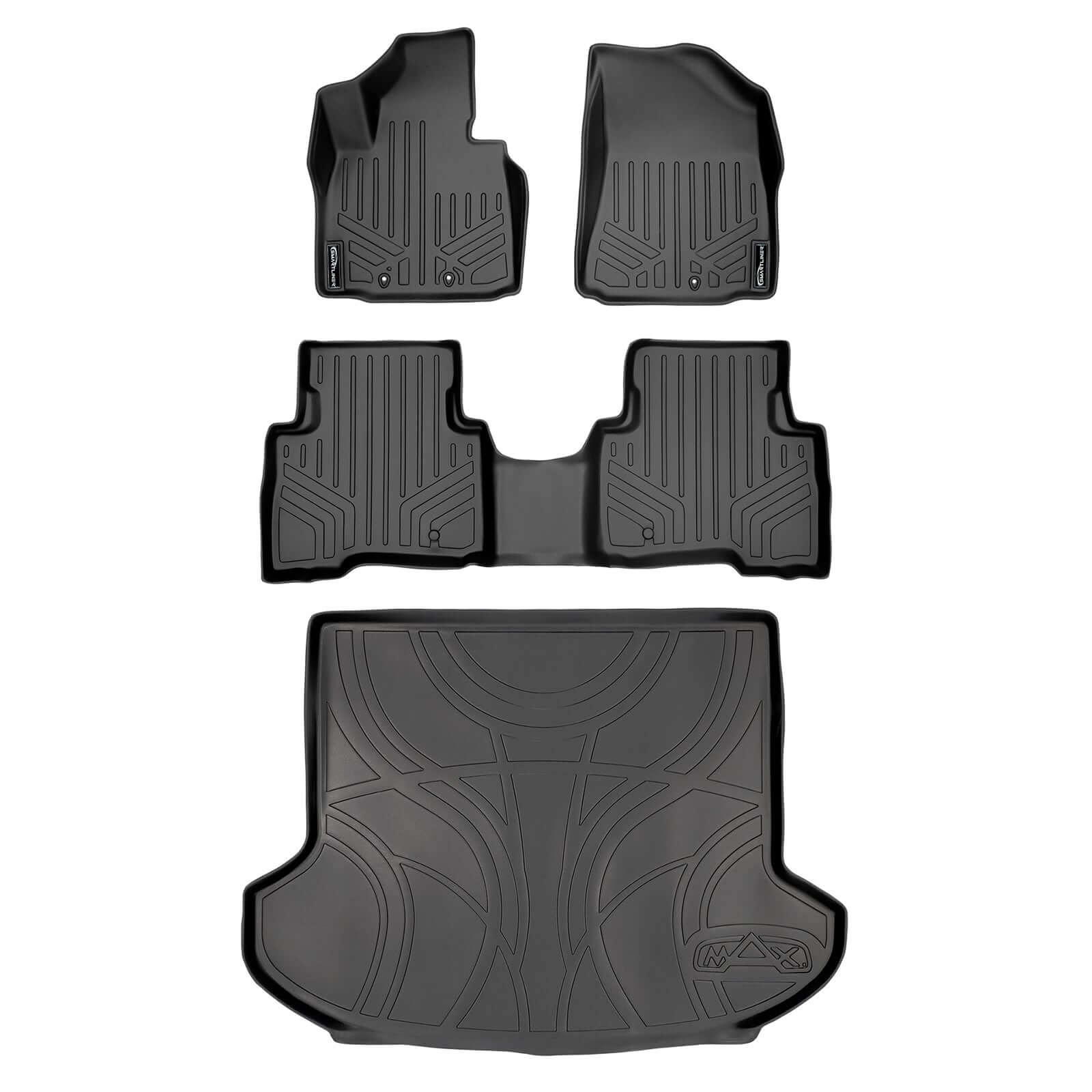 SMARTLINER Custom Fit Floor Liners For 2014-2015 Kia Sorento (without 3rd Row Seats)