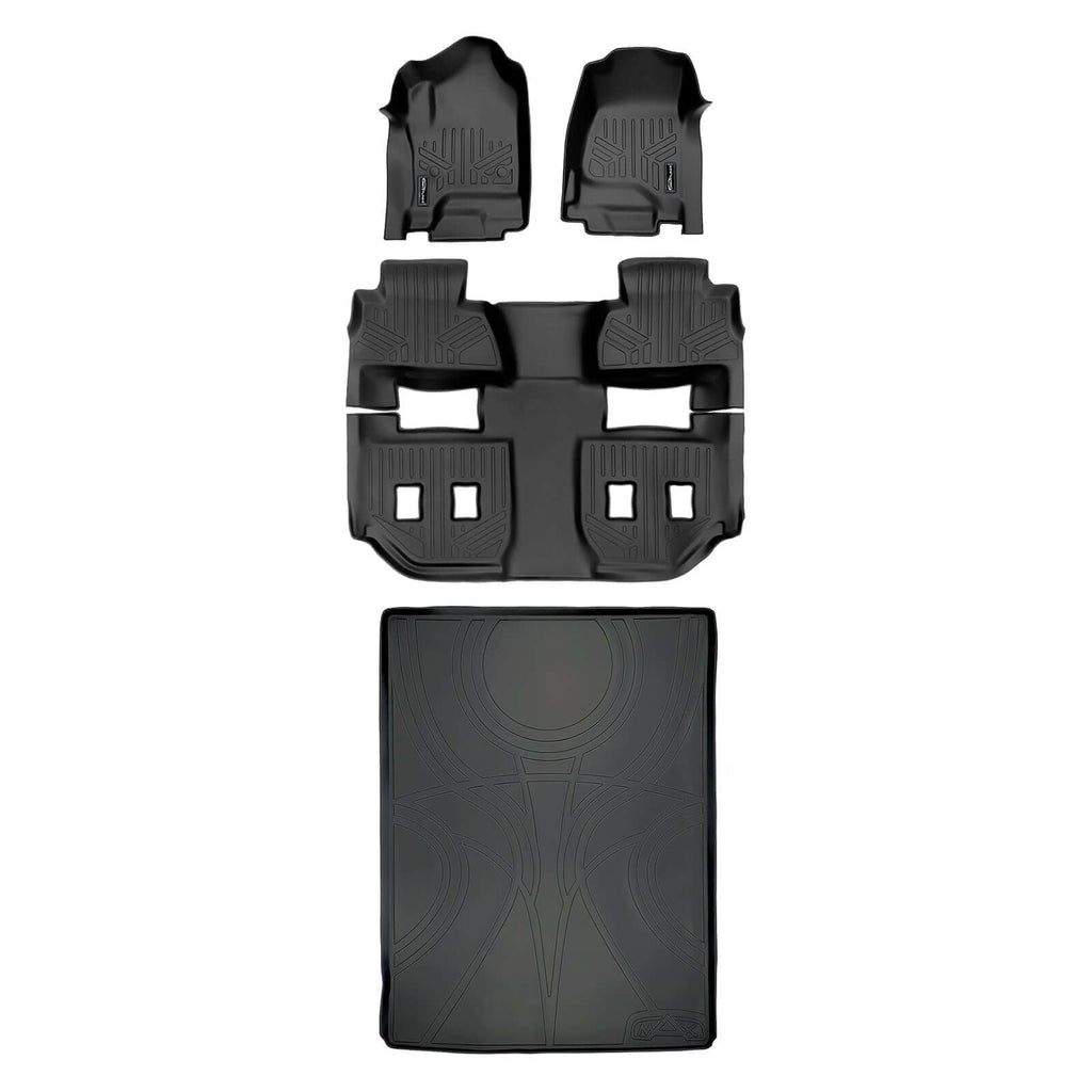 SMARTLINER Custom Fit Floor Liners For 2015 - 2020 Chevrolet Suburban/GMC Yukon XL