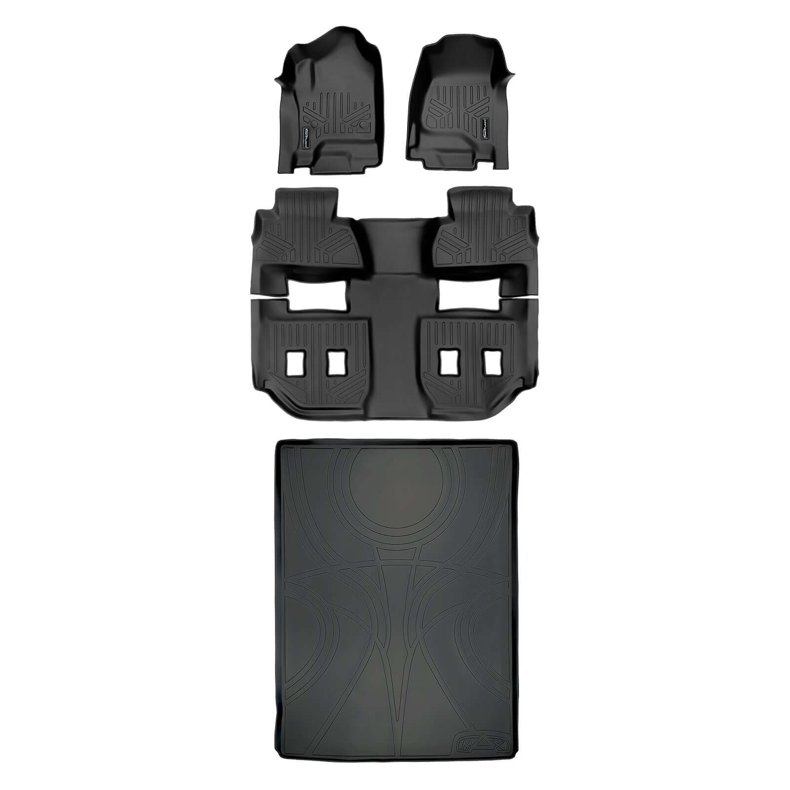 SMARTLINER Custom Fit Floor Liners For 2015 - 2020 Chevrolet Suburban/GMC Yukon XL