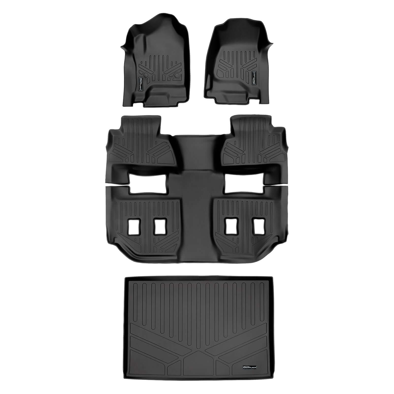 SMARTLINER Custom Fit Floor Liners For 2015 - 2020 Chevrolet Suburban/GMC Yukon XL
