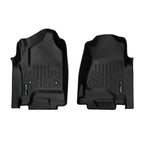 SMARTLINER Custom Fit Floor Mats 3 Rows and Cargo Liner Behind 2nd Row Set Black 2015 - 2020 Tahoe / Yukon with 2nd Row Bench Seats