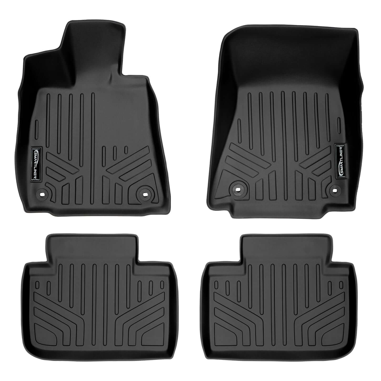 SMARTLINER Custom Fit Floor Liners For 2014-2024 Lexus IS (Sedan Rear Wheel Drive Only)