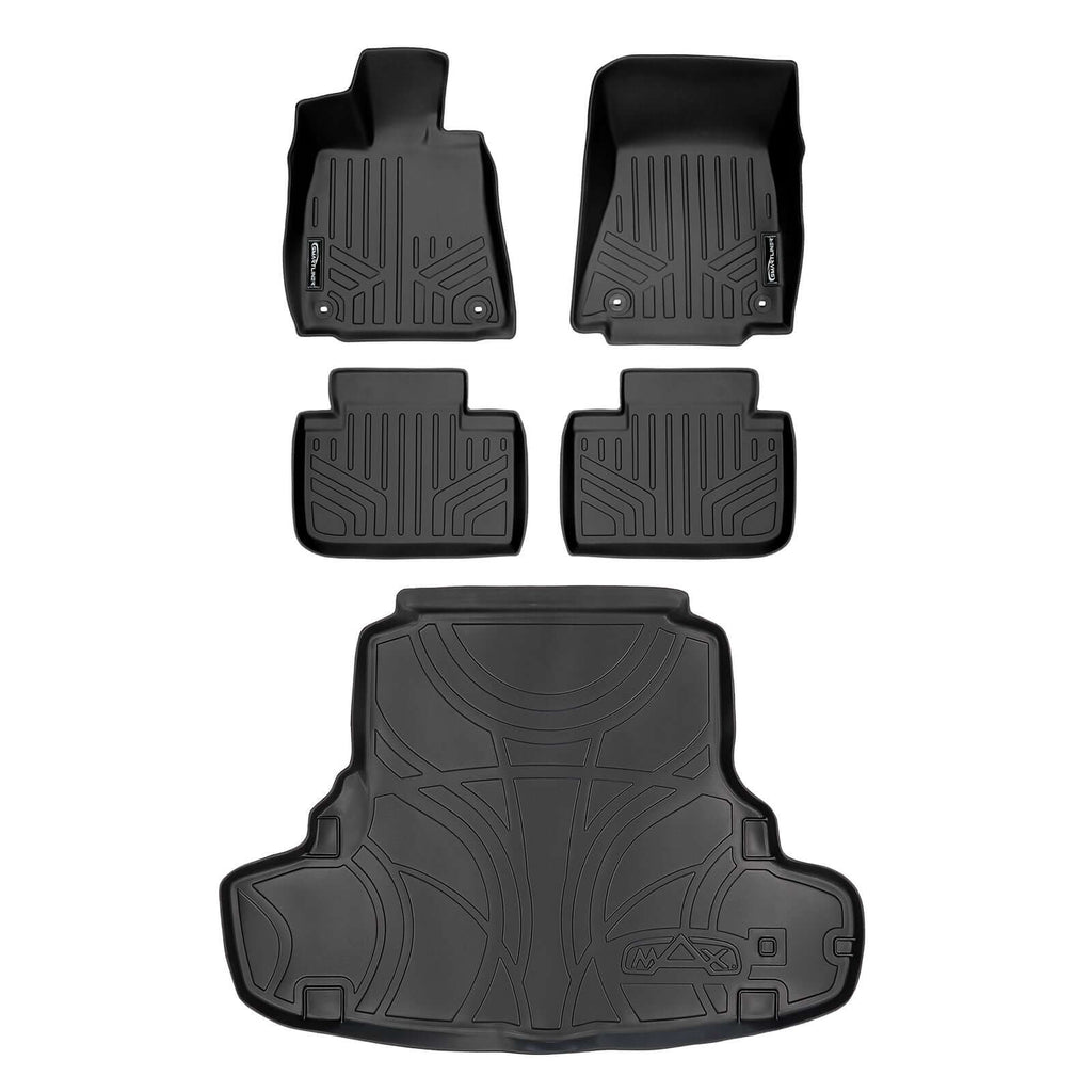 SMARTLINER Custom Fit Floor Liners For 2014-2024 Lexus IS (Sedan Rear Wheel Drive Only)
