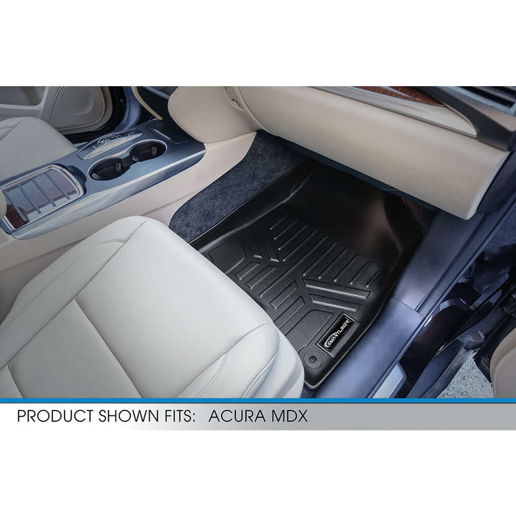 SMARTLINER Custom Fit Floor Liners For 2014-2020 Acura MDX with 2nd Row Bench Seat (No Hybrid)
