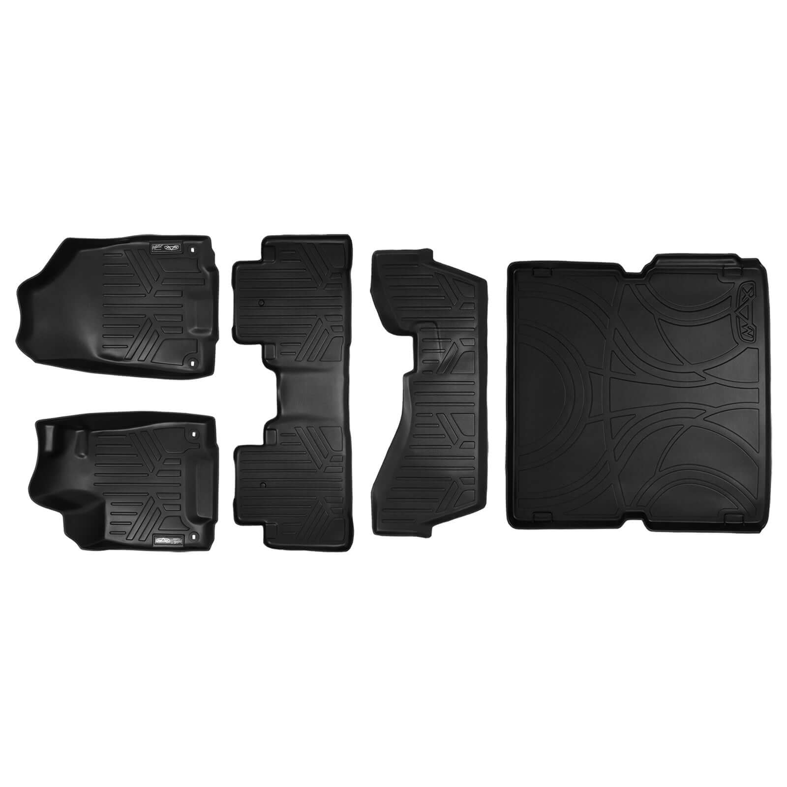 SMARTLINER Custom Fit Floor Liners For 2014-2020 Acura MDX with 2nd Row Bench Seat (No Hybrid)