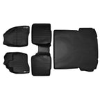 SMARTLINER Custom Fit Floor Liners For 2015-2016 Ford Explorer with 2nd Row Center Console