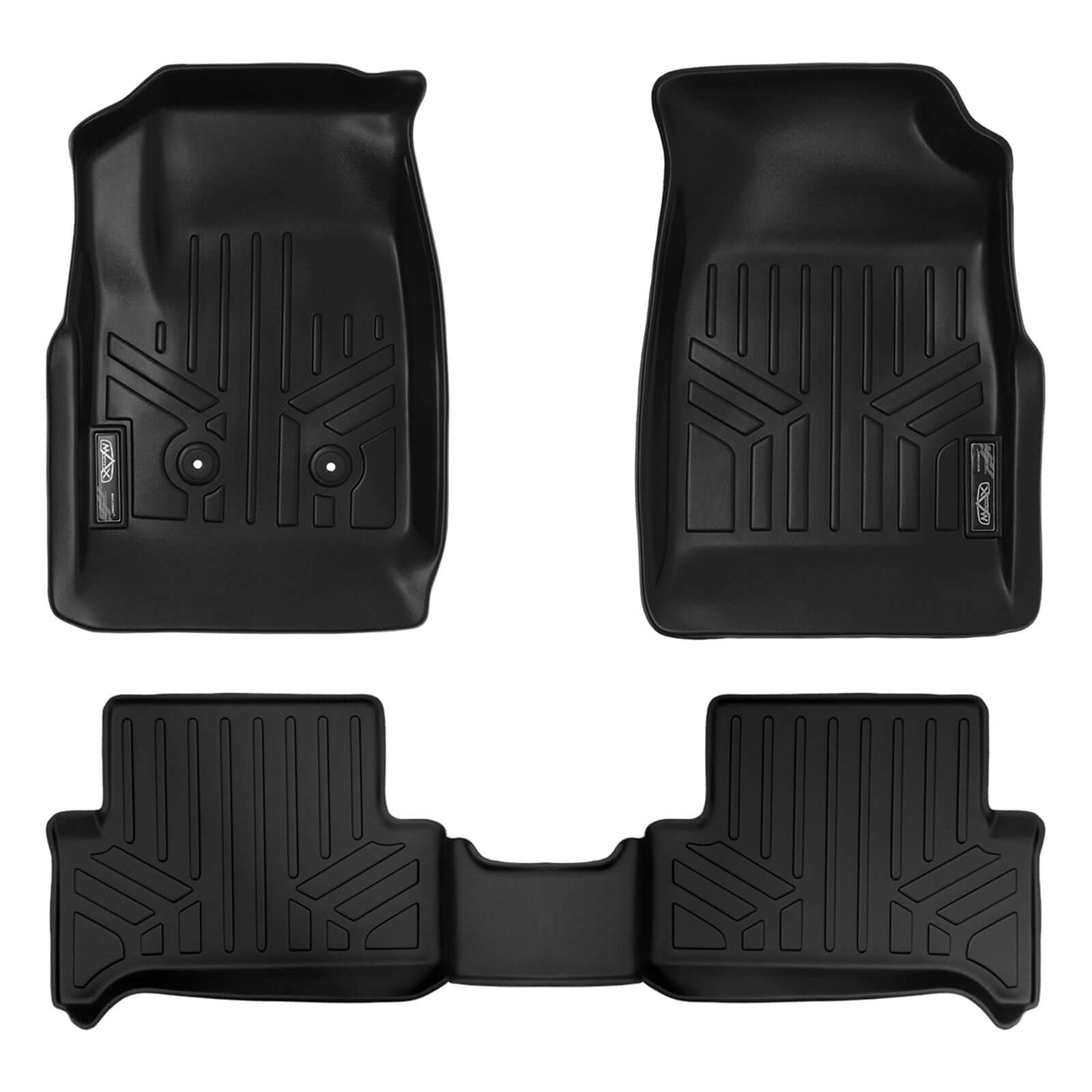 SMARTLINER Custom Fit Floor Liners For 2015-2022 Chevy Colorado Extended Cab / GMC Canyon Extended Cab