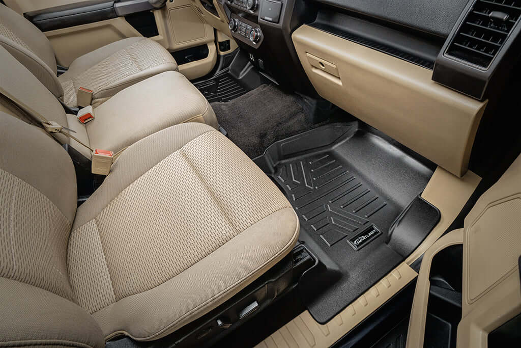 SMARTLINER Custom Fit Floor Liners For 2022-2025 Ford F-150 Lightning Only fits with 2nd Row Bucket seats without under seat fold-flat storage