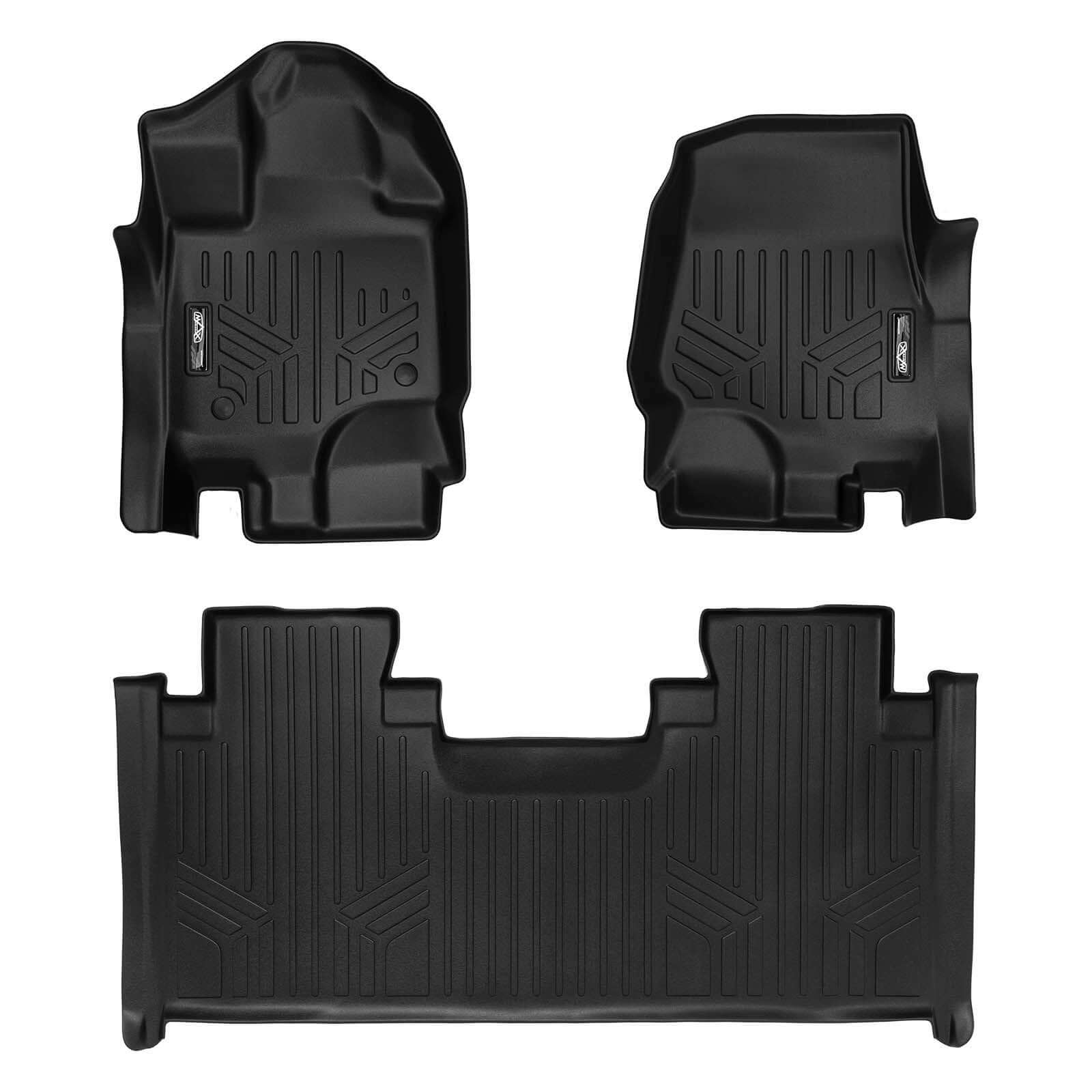 SMARTLINER Custom Fit Floor Liners For 2015-2025 Ford F-150 SuperCab with 1st Row Bench Seat