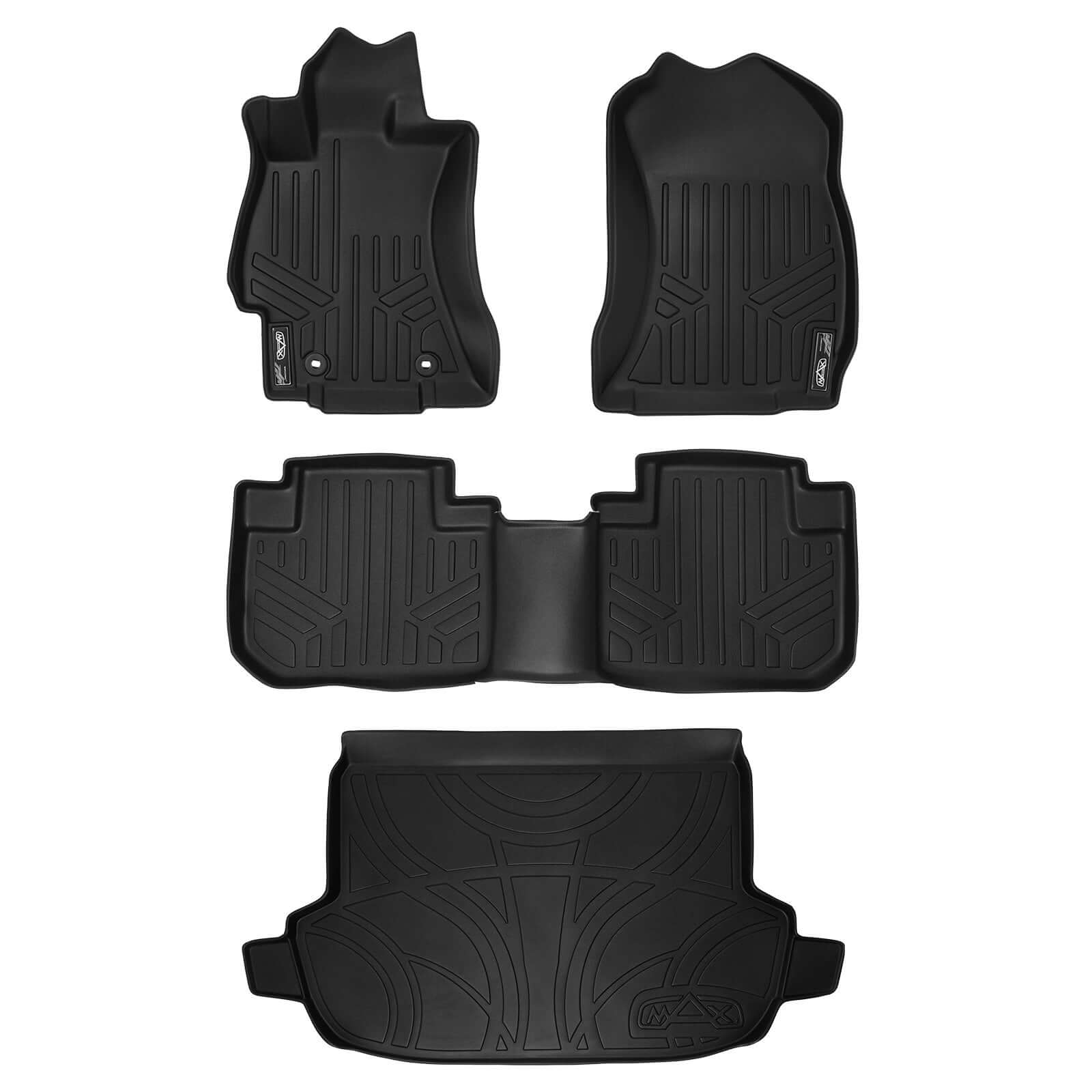 SMARTLINER Custom Fit Floor Liners For 2014-2018 Subaru Forester