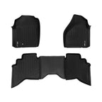 SMARTLINER Custom Fit Floor Liners For 2002-2008 Dodge Ram 1500 Quad Cab / 2003-2009 Ram 2500/3500 Quad Cab