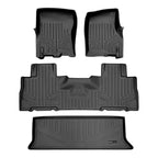SMARTLINER Custom Fit Floor Liners For 2011 - 2017 Ford Expedition/Lincoln Navigator with 2nd Row Bucket Seats (No Console)