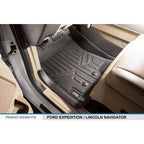 SMARTLINER Custom Fit Floor Liners For 2011 - 2017 Ford Expedition/Lincoln Navigator with Console