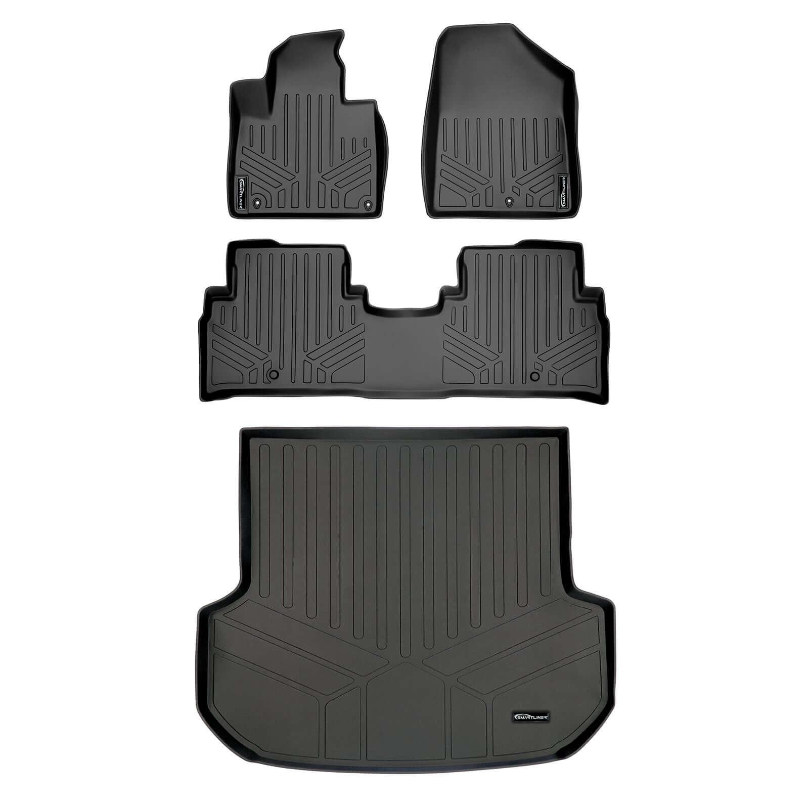 SMARTLINER Custom Fit Floor Liners For 2016-2020 Kia Sorento (5 Passenger Model Only)
