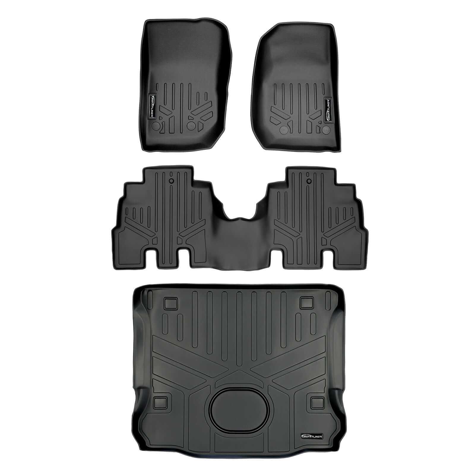 Smart Trim™ Custom Fit Floor Liners For 2015-2018 Jeep Wrangler Unlimited (JK Old Body Style Only)