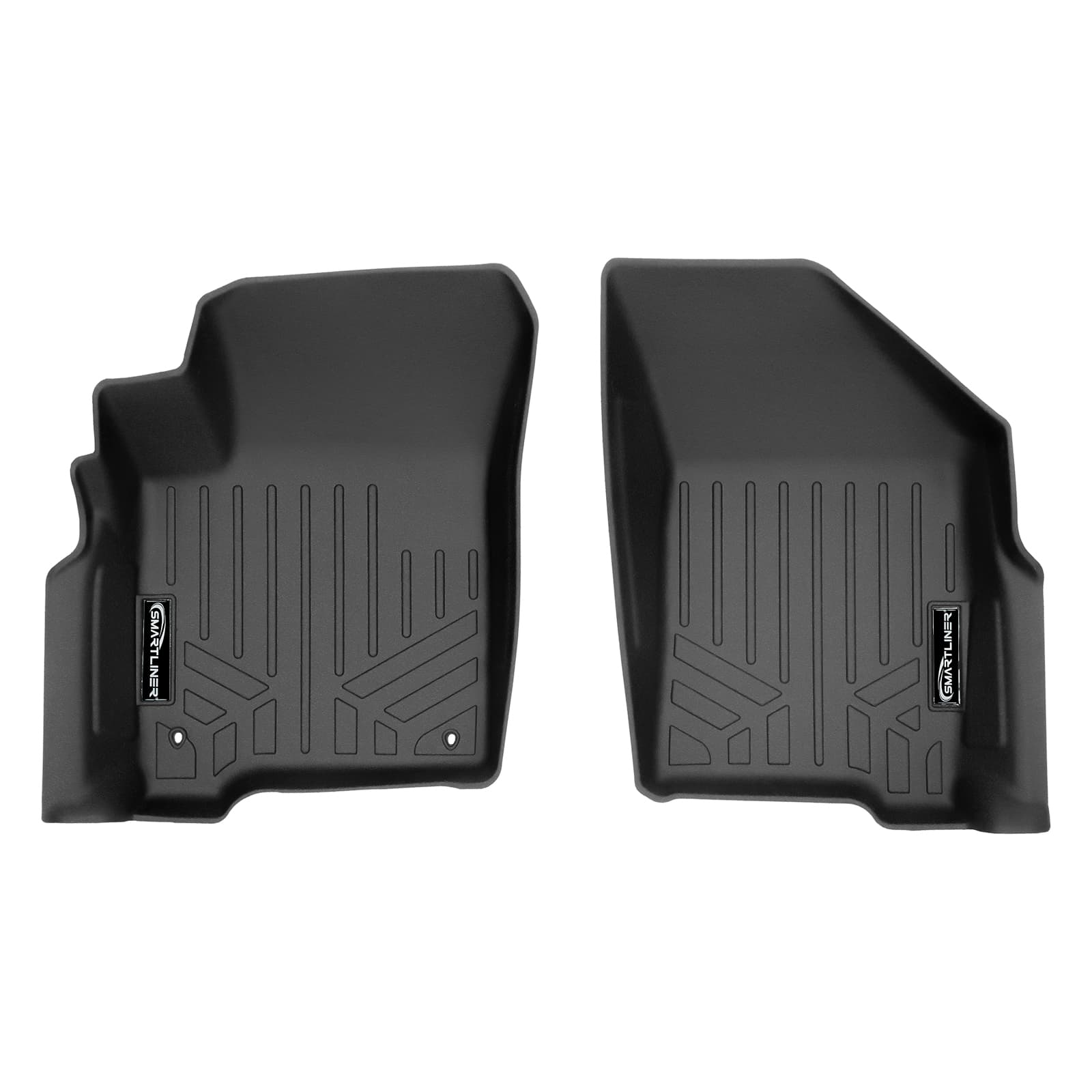 SMARTLINER Custom Fit Floor Liners For 2010 - 2020 Dodge Journey (with 1st Row Dual Floor Hooks)