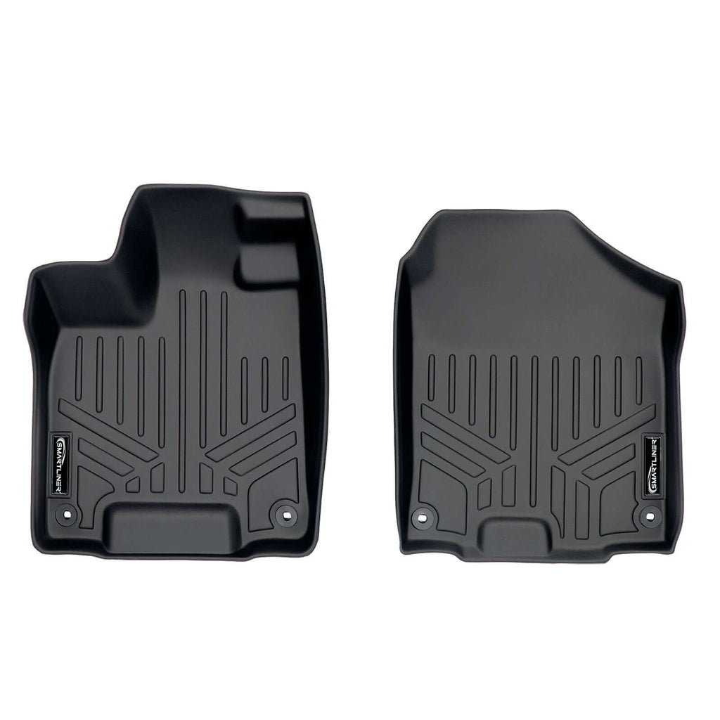 SMARTLINER Custom Fit Floor Liners For 2016-2022 Honda Pilot (8 Passenger Model)