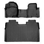 SmartCoverage™ Custom Fit Floor Liners For 2015-2025 Ford F-150 SuperCrew Cab with 1st Row Bench Seat No 2nd Row Underseat Storage