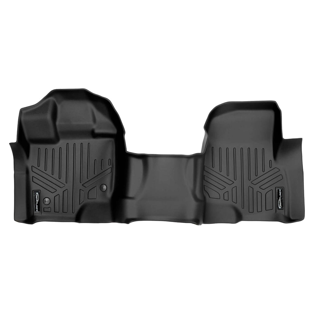 SmartCoverage™ Custom Fit Floor Liners For 2015-2025 Ford F-150 SuperCab with 1st Row Bench Seat With rear under seat Storage