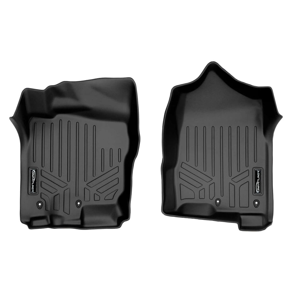 SMARTLINER Custom Fit Floor Liners For 2017-2024 Nissan Titan King Cab With Bench Seats
