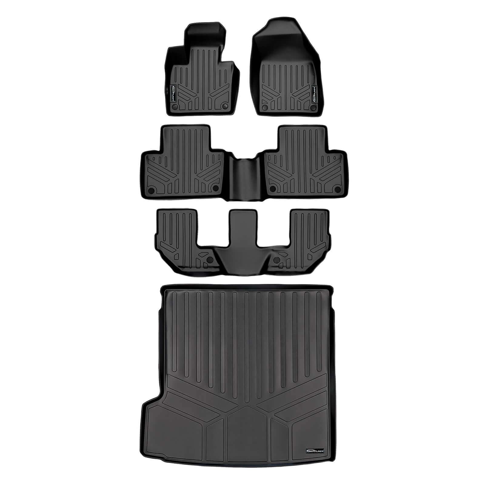 SMARTLINER Custom Fit Floor Liners For 2016-2026 Volvo XC90 (No Plug-in Hybrid Models)