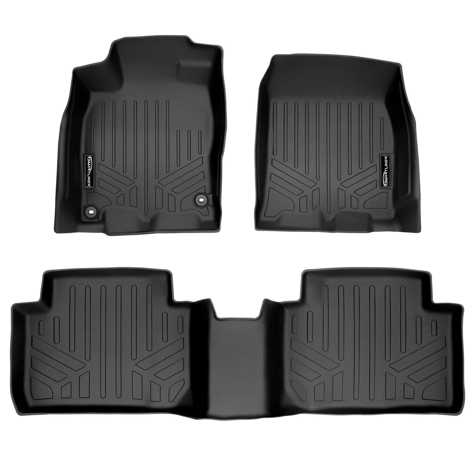 SMARTLINER Custom Fit Floor Liners For 2017-2021 Honda Civic Hatchback (No Sport or Sport Touring Models)