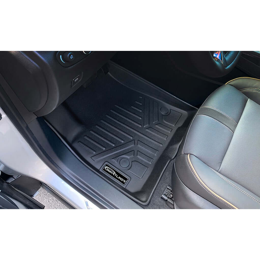 SMARTLINER Custom Fit Floor Liners For 2020-2025 Cadillac XT6 with 2nd Row Bench Seat