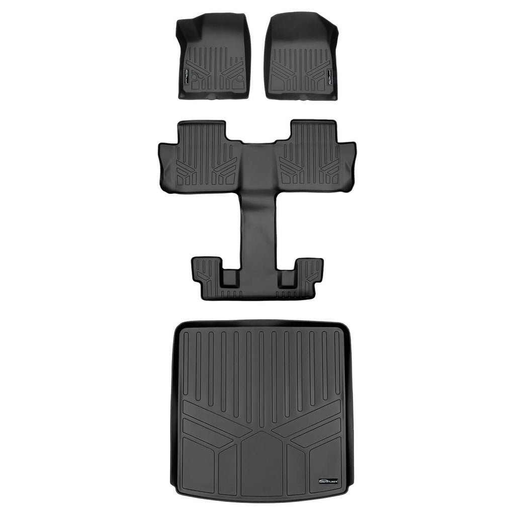SMARTLINER Custom Fit Floor Liners For 2017-2023 GMC Acadia (6 Passenger)